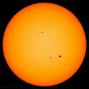Solar disk 8 Dec 2022 NASA SDO HMI