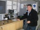 Carlos Eavis, G0AKI, showed Inderbitzen around the GB4FUN mobile display.